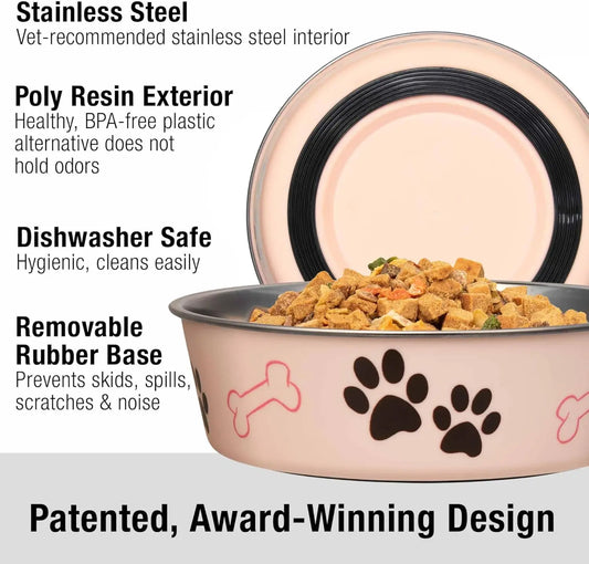 Pink-Dog Bowl - Safe Paws