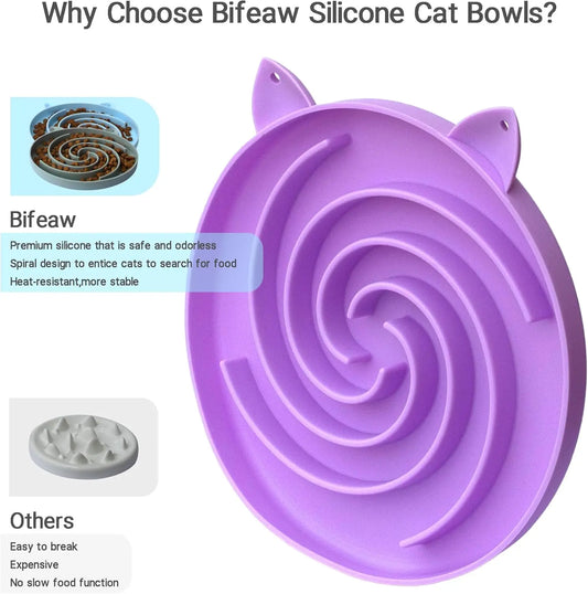 Silicone Cat Bowl - Safe Paws