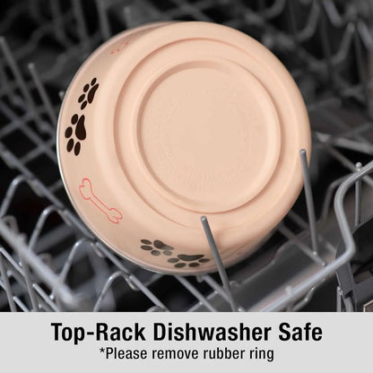 Pink-Dog Bowl - Safe Paws