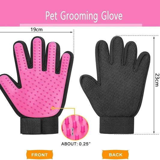 Pet Dog Cat Grooming Glove - Safe Paws