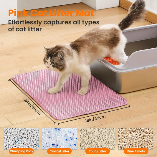 Cat Litter Mat, 24x18 Inches - Safe Paws