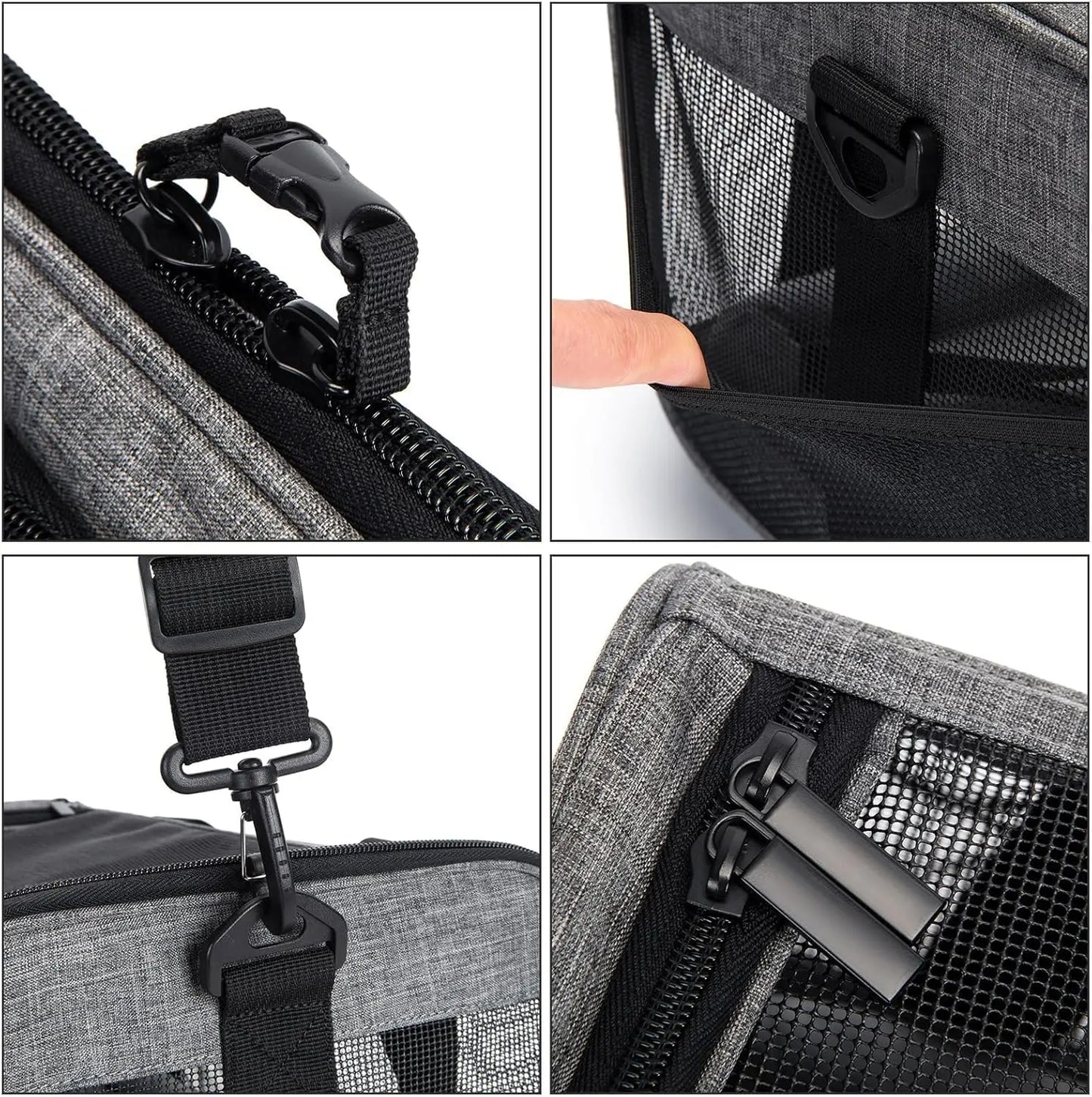 Pet Carrier Travel Bag with Adequate Ventilation - Safe Paws