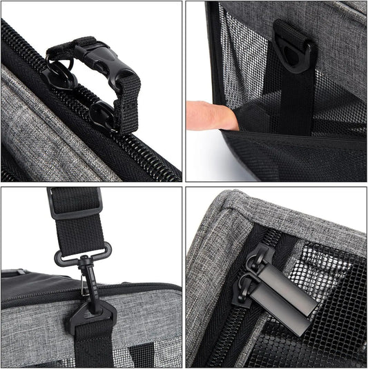 Pet Carrier Travel Bag with Adequate Ventilation - Safe Paws