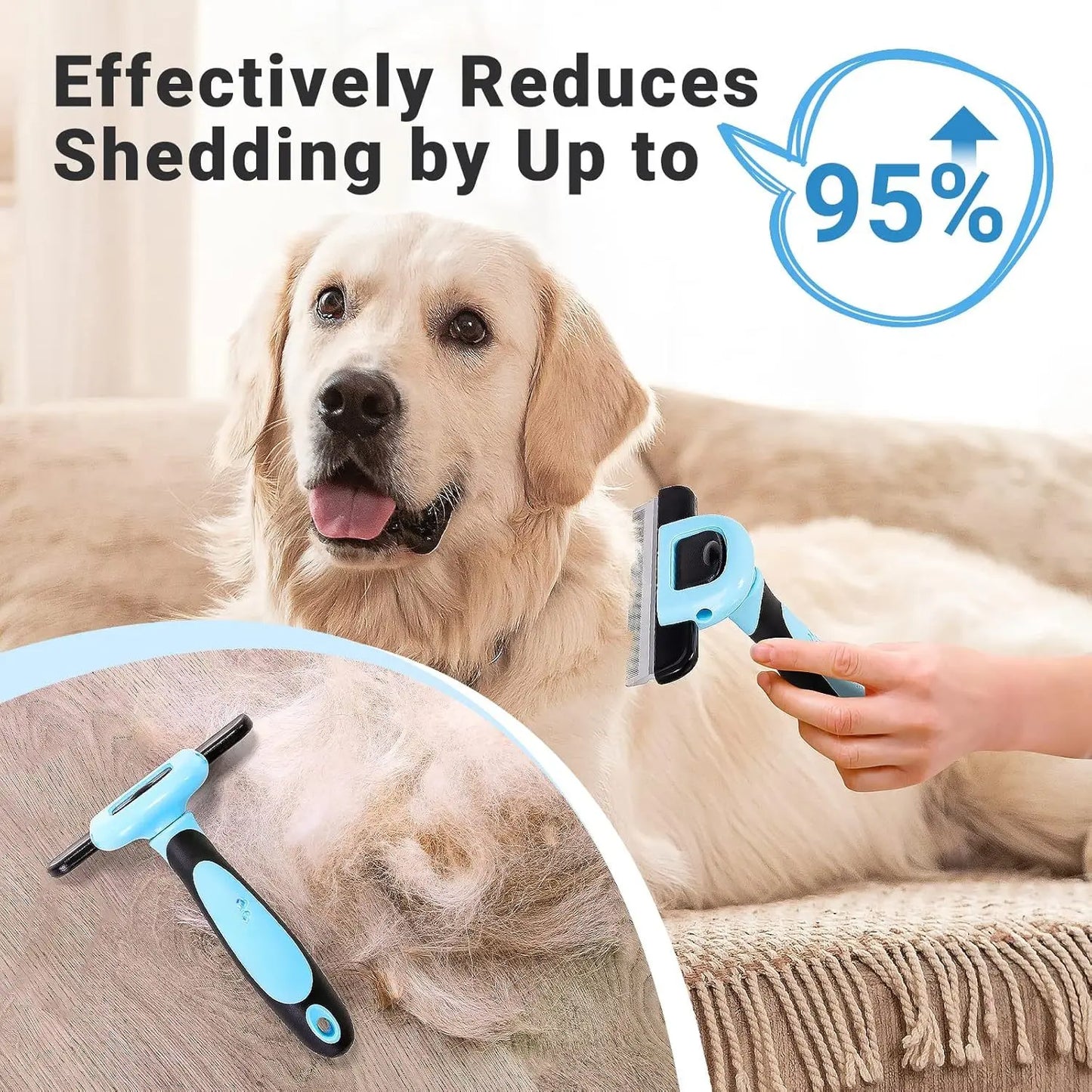 Pet Grooming Brush - Safe Paws